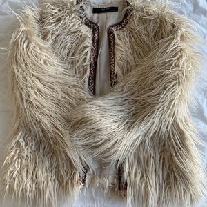 Zara Shag Coat